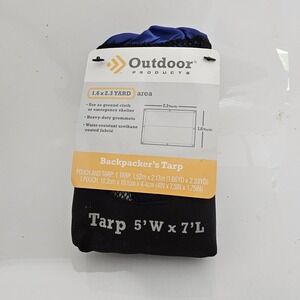 Outdoor Products Backpacker Tarp, 5x7' New In Bag